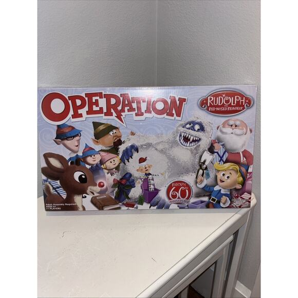 Operation: Rudolph The Red Nosed Reindeer 60th Anniversary Board Game Sealed NEW - Picture 2 of 4